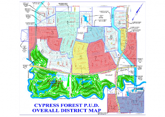 Cypress Forest Public Utility District-Map
