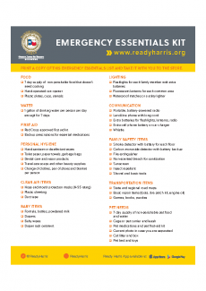 Emergency Essentials Kit